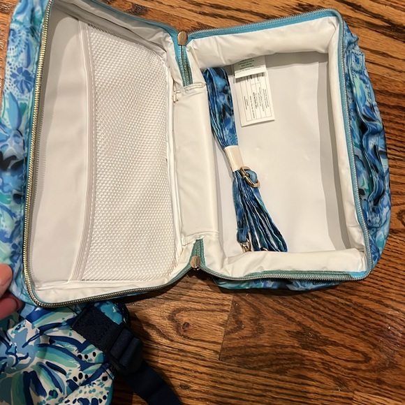 Lilly Pulitzer Bahia Backpack, pouch pencils, eraser lunch box High Maintenance - Picture 10 of 16